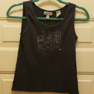 Interesting Blue Vintage BDG Tank Top 🤔